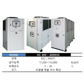 OC-500 ~ 4000HA (중대형 오일 냉동기)